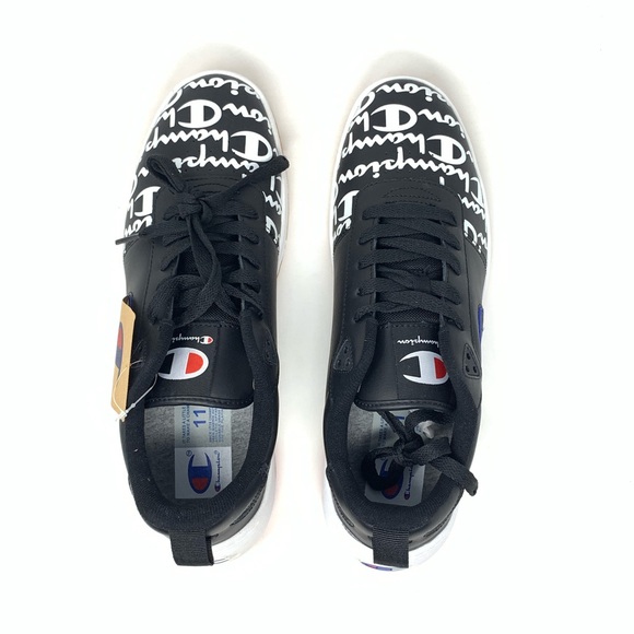 Champion super Court low men’s 11 shoes black - Picture 3 of 6